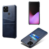 Blue Vegan Leather Pixel Phone Case